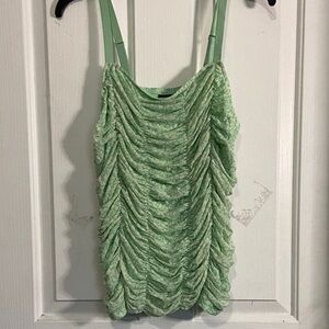 Torrid Mint Green Mesh Tank Top